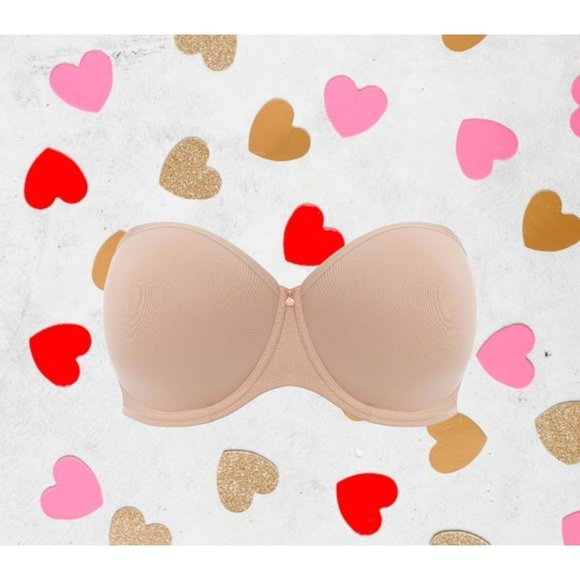 Elomi EL4300 Smooth Underwire Convertible Strapless Bra Sahara 34M NWT - Picture 1 of 8